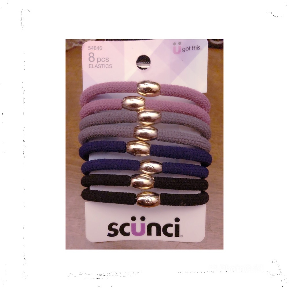 Pack of 8 Scunci hair ties